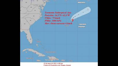 Tormenta subtropical Ana