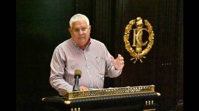 José Luis Toledo Santander, presidente de la Comisión de Asuntos Constitucionales y Jurídicos del Parlamento cubano.