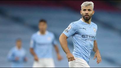 El futbolista Sergio Agüero.