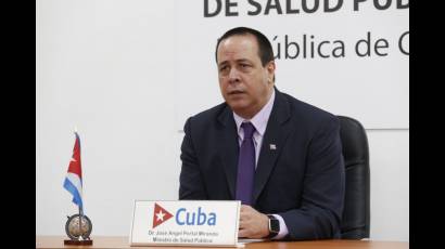 José Ángel Portal Miranda, ministro de Salud Pública de Cuba