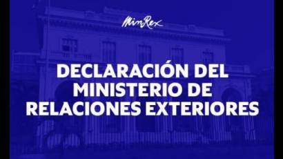 Declaración de la República de Cuba