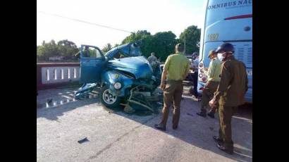 Accidente en Jatibonico