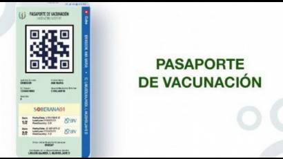 Pasaporte digital cubano de vacunación