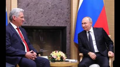 Miguel Díaz-Canel Bermúdez y Vladimir Putin