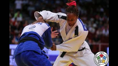 La santiaguera obtuvo este miércoles el séptimo lugar de la división de 63 kilogramos en el Mundial de Judo de Budapest