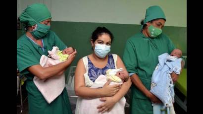 Parto múltiple en Cienfuegos