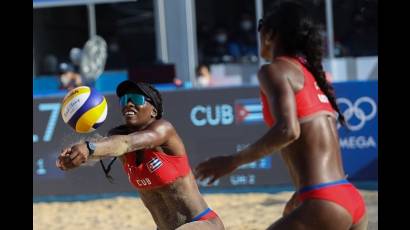 Dupla cubana de voleibol de playa