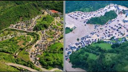 Inundaciones en Alemania: antes y después en las regiones de Ahr y Eifel