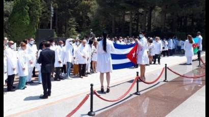 Regresó de Azerbaiyán brigada médica cubana