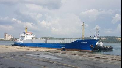 Barco con donación desde Nicaragua