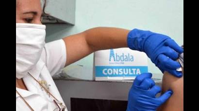 Campaña de vacunación antiCOVID-19 en Cuba.
