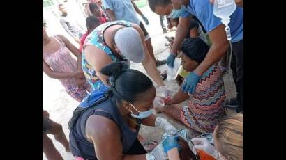 Colaboradores cubanos en Haití
