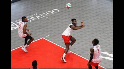 Equipo Masculino de Voleibol en Campeonato Norceca