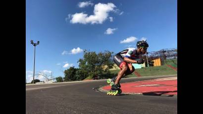 El patinador camagüeyano