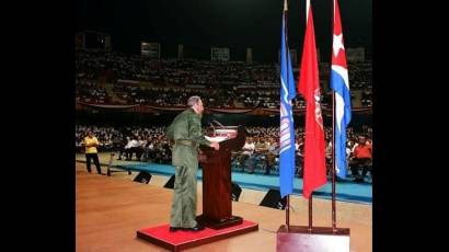 Fidel el 11 de septiembre de 2001