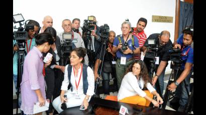 Periodistas cubanos