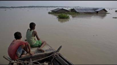 Seis países asiáticos tendrán inundaciones al menos una vez al años