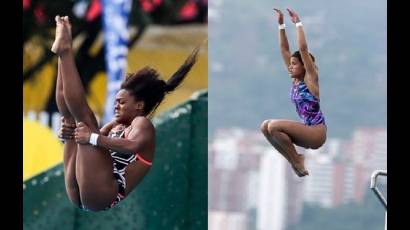 Anisley García y Yenifer Medina, clavados