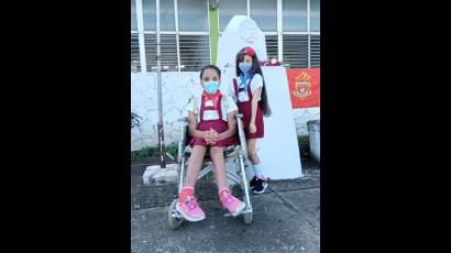 María Carla en la escuela