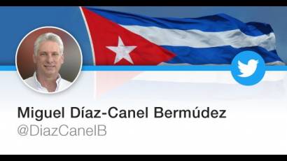 Presidente cubano en Twitter