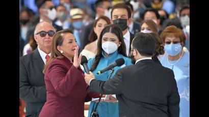 Xiomara Castro, presidenta de Honduras