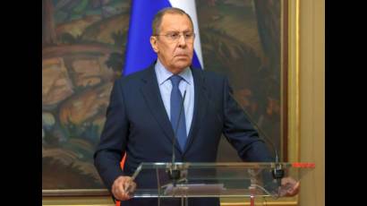 Canciller de Rusia, Sergey Lavrov