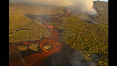 El volcán Wolf es el más alto del archipiélago de las Galápagos