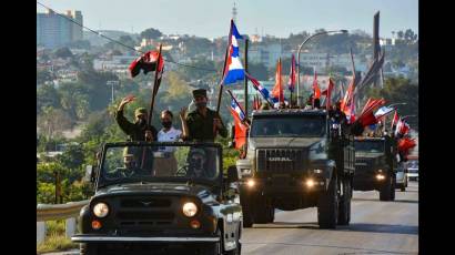 Caravana de la Libertad en Santiago de Cuba