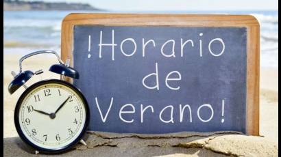 A Cuba llega el horario de verano