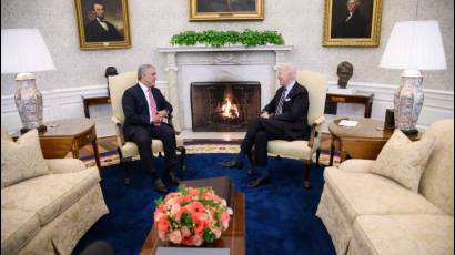 Reunión entre Iván Duque y Joe Biden