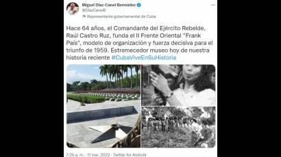 Tuit de Díaz-Canel