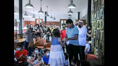 Evo Morales en Cuba