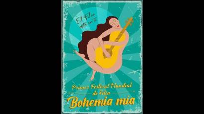 Cartel oficial del Bohemia Mía Filin Festival