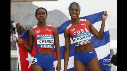 Greisys Robles y Keily Linet Pérez , atletismo