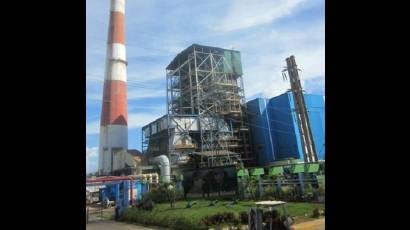La termoeléctrica Guiteras, de Matanzas