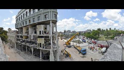 Explosión en el Hotel Saratoga