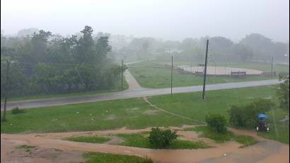 Lluvias en Isla de la Juventud