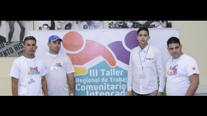 Jóvenes delegados presentaron sus experiencias en el taller.