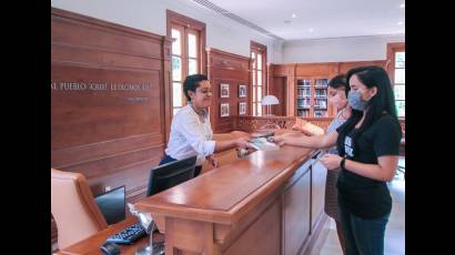 biBlioteca Sierra Maestra, perteneciente al Centro Fidel Castro Ruz,