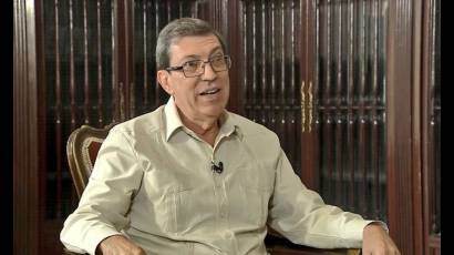 Canciller cubano Bruno Rodríguez Parrilla