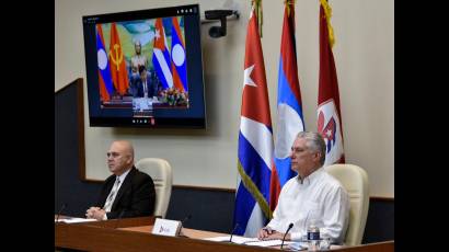 Videoconferencia Cuba-Laos