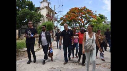 Activistas recorren La Dionisia