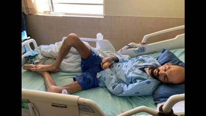 El prisionero palestino Khalil Awawdah