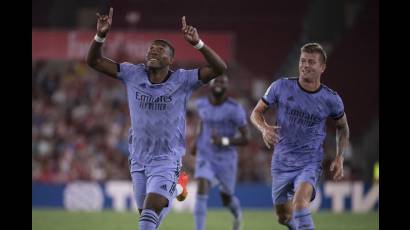 El Real Madrid logró la victoria ante Almeria gracias a gol de Alaba