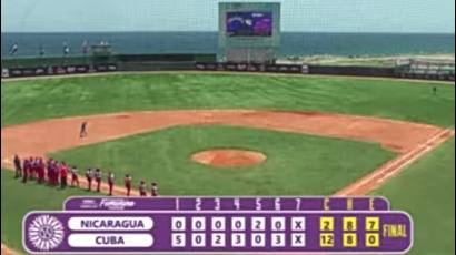 Escuadra femenina cubana de béisbol noqueó a Nicaragua
