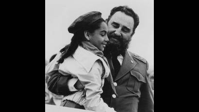 Fidel y la niña