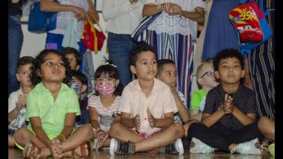 El proyecto tributa al feliz desarrollo de niñas, niños y sus familiares