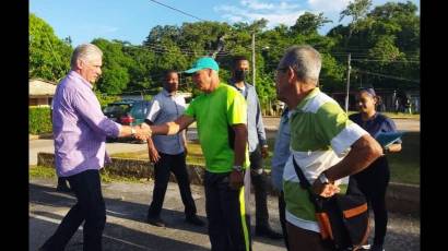Visita de Miguel Díaz-Canel a la Isla de la Juventud