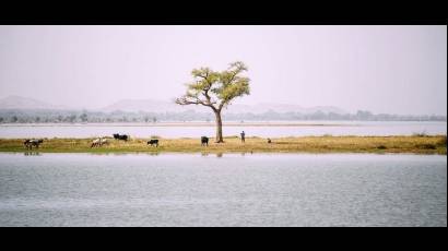 Lago Bam en Burkina Faso