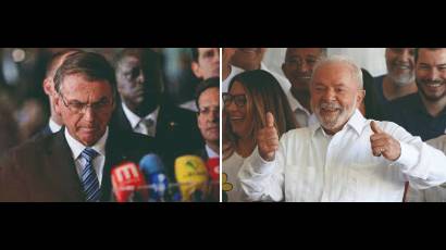 Por fin habló Bolsonaro, pero no admite la victoria de Lula.